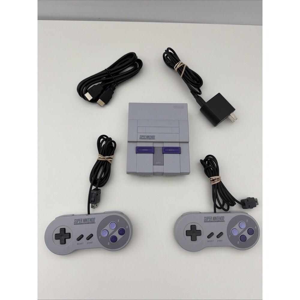 Super Nintendo SNES Classic Edition Console Gaming System CLV-201 Gray